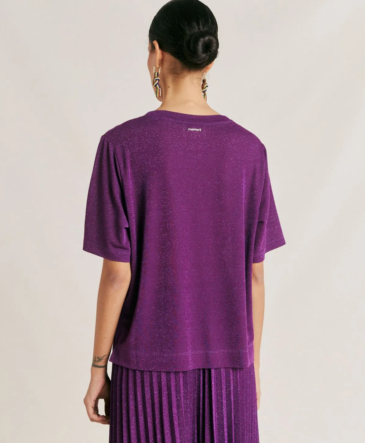 Thirty Iora En Jersey Lurex - Cyclamen