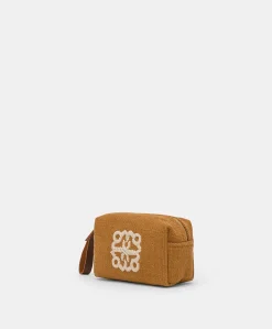 Trousse Maquillage Pira En Toile Avec Broderie - Brandy