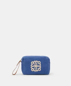 Trousse Maquillage Pira En Toile Avec Broderie - Bluette
