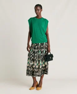 Tshirt Enna Lurex Jersey - Emeraude
