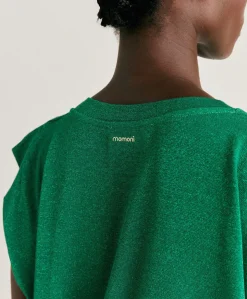 Tshirt Enna Lurex Jersey - Emeraude