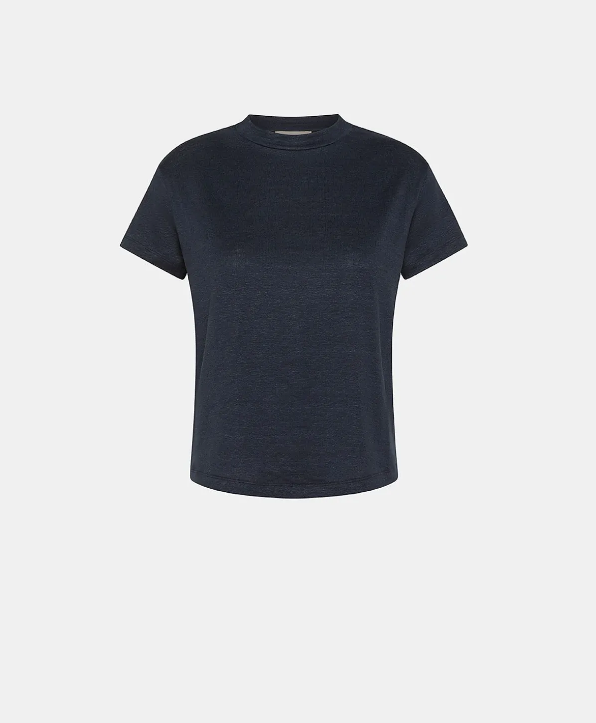 Tshirt Jersey En Lin Lottie - Bleu Nuit