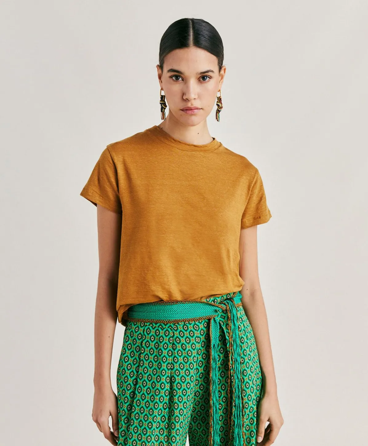 Tshirt Jersey Lin Lottie - Caramel