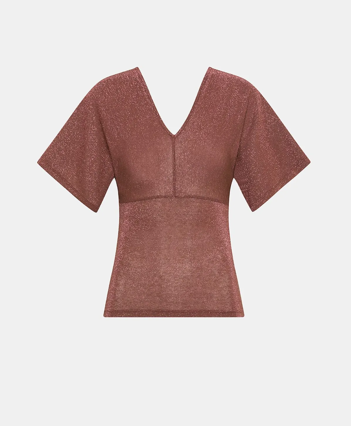Tshirt Jersey Milly Lurex - Terre Cuite