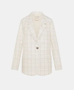 Veste Dayton Check Seersucker - Creme/Boue