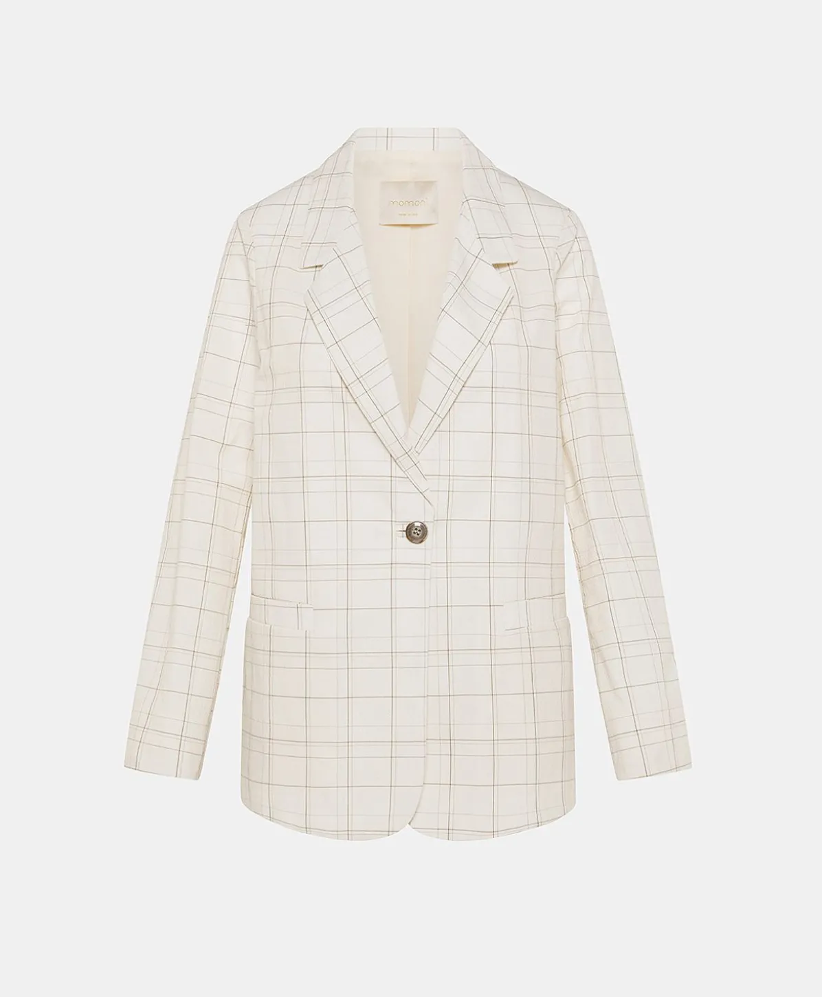 Veste Dayton Check Seersucker - Creme/Boue