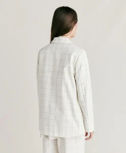 Veste Dayton Check Seersucker - Creme/Boue