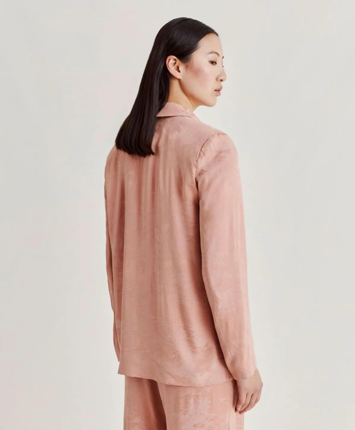 Veste Dayton Cupro Jacquard - Rose