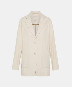 Veste En Coton Teint Mindy - Creme