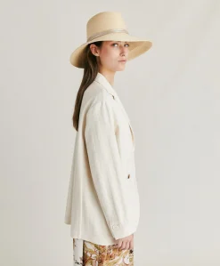 Veste En Coton Teint Mindy - Creme