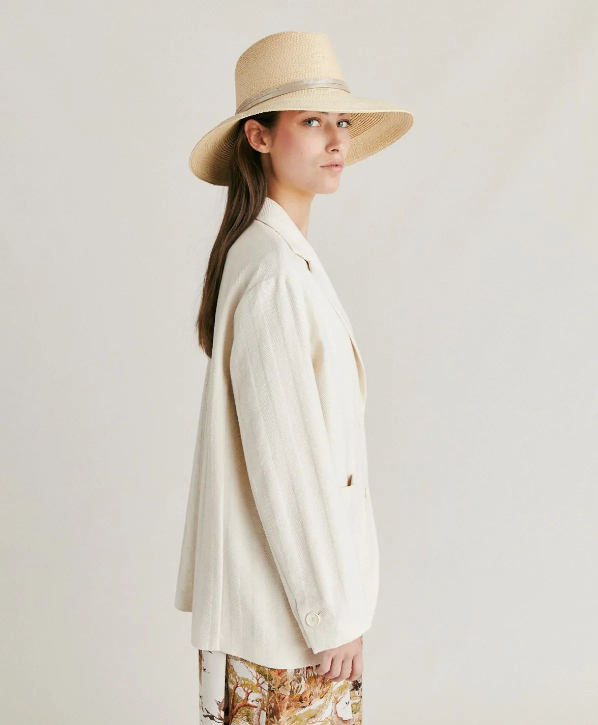 Veste En Coton Teint Mindy - Creme