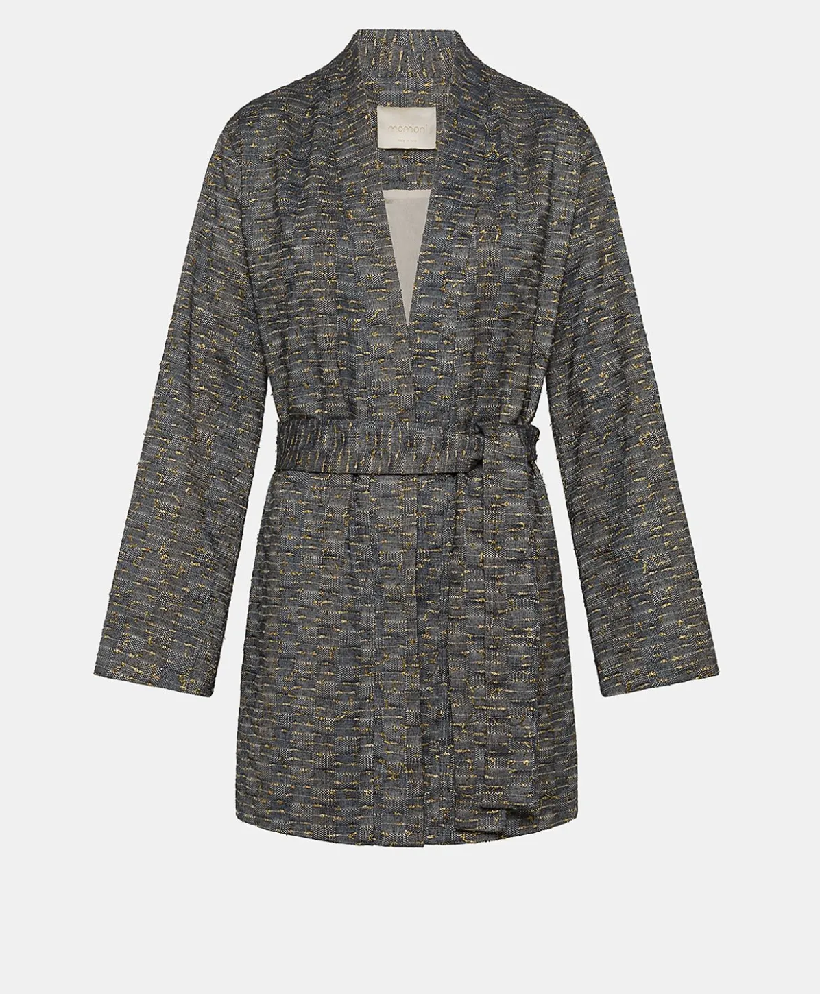 Veste Eugenie A Mat Fil Coupe' - Bleu/Or