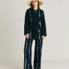 Veste Eugenie Tie&Dye Gabardine - Encre