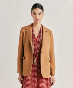Veste Futura Gabardine - Caramel