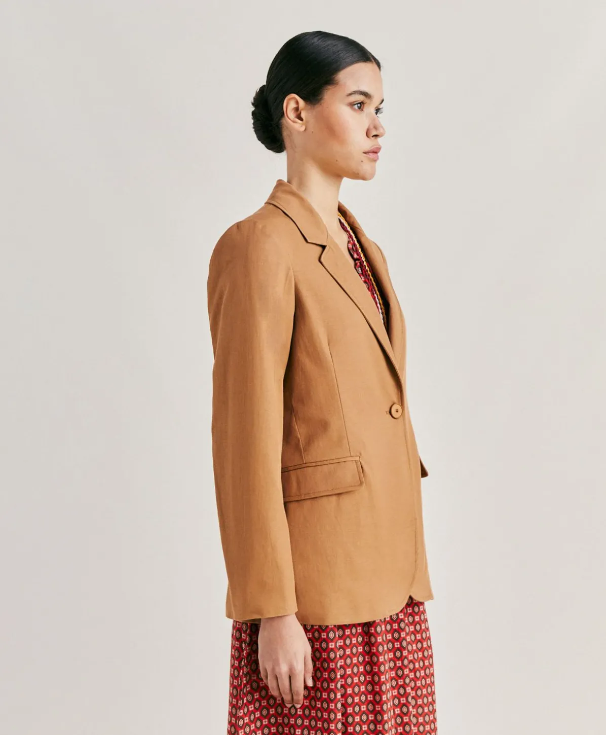 Veste Futura Gabardine - Caramel