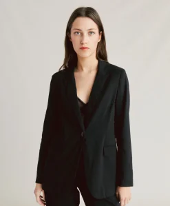 Veste Lunel En Lin Coton - Noir