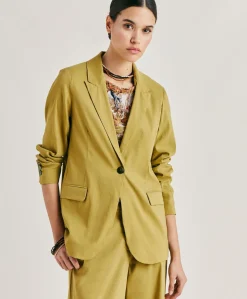 Veste Lunel En Lin Coton - Avocat